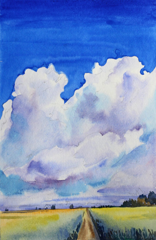 White clouds 1