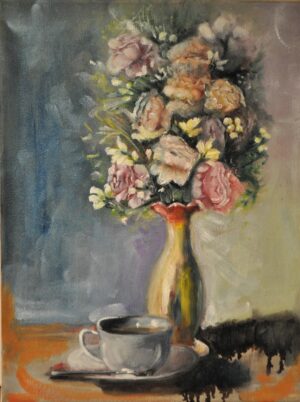 Flowers and Tea Cup