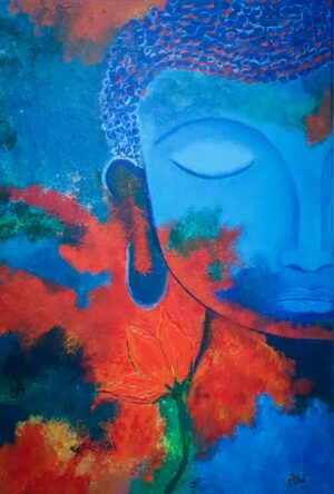 Peace(Buddha on Canvas)