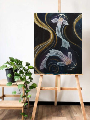 Koi Fish Mystic Pond