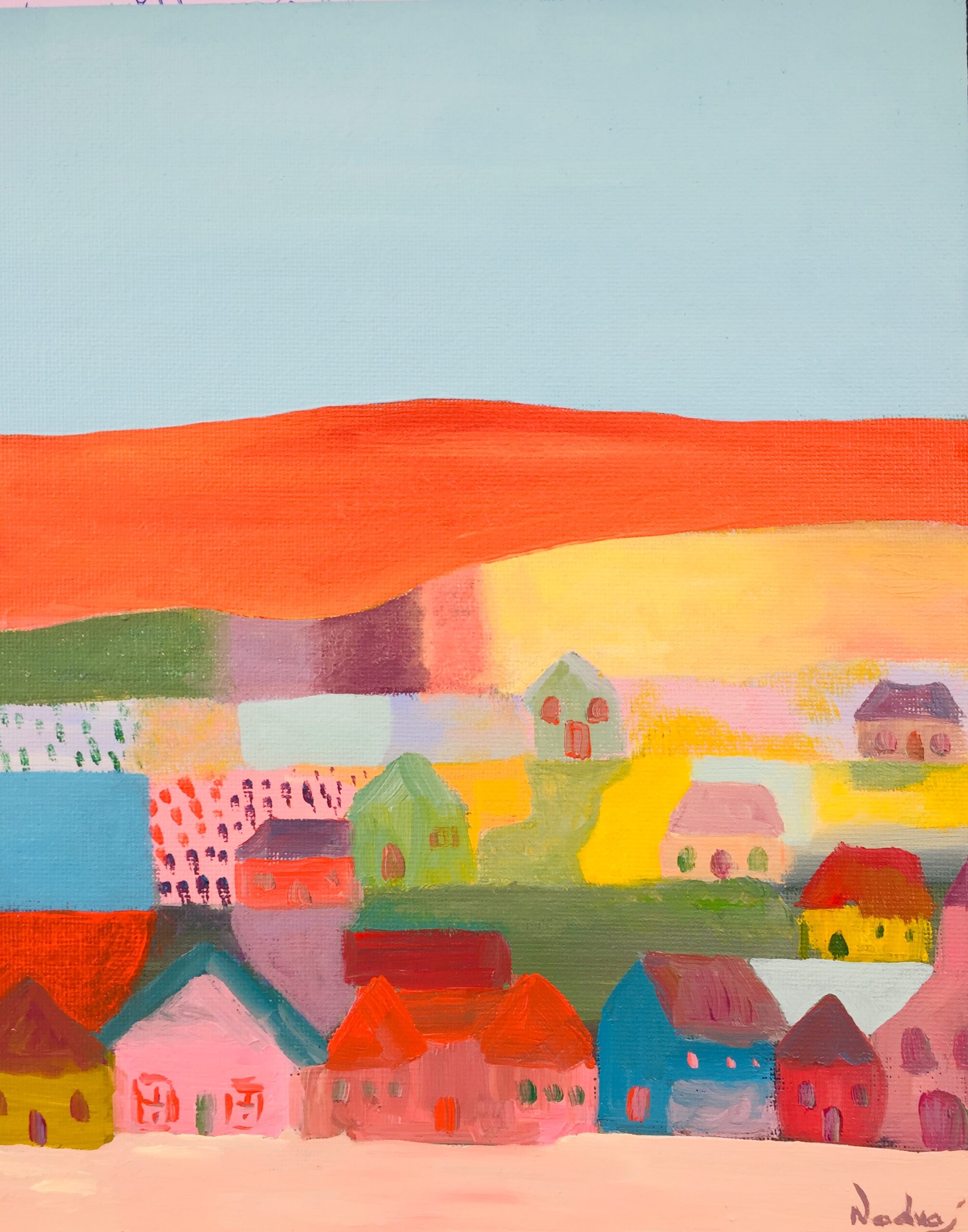 Color´s Land. Óleo sobre cartón entelado. 20 x 25 cm Color´s Land. Óleo sobre cartón entelado. 20 x 25 cm