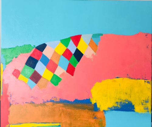 Flowerful Desert. Óleo sobre tela. 60 x70 cm Flowerful Desert. Óleo sobre tela. 60 x70 cm