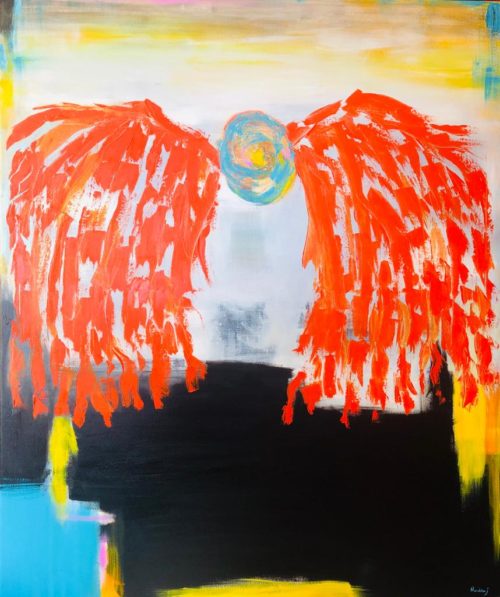 I´m real. Óleo sobre tela . 100 x 120