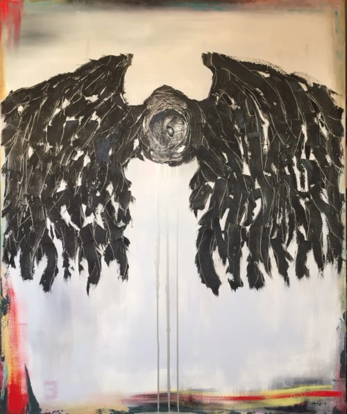 Título Master Power. Técnica óleo sobre tela. Medidas 100m x 120 m