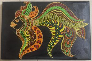 Zentangle Queen of Water