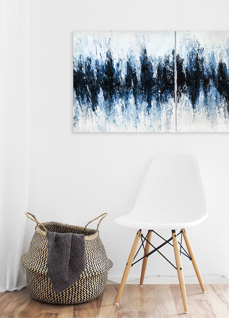 gray-hamper-beside-white-chair