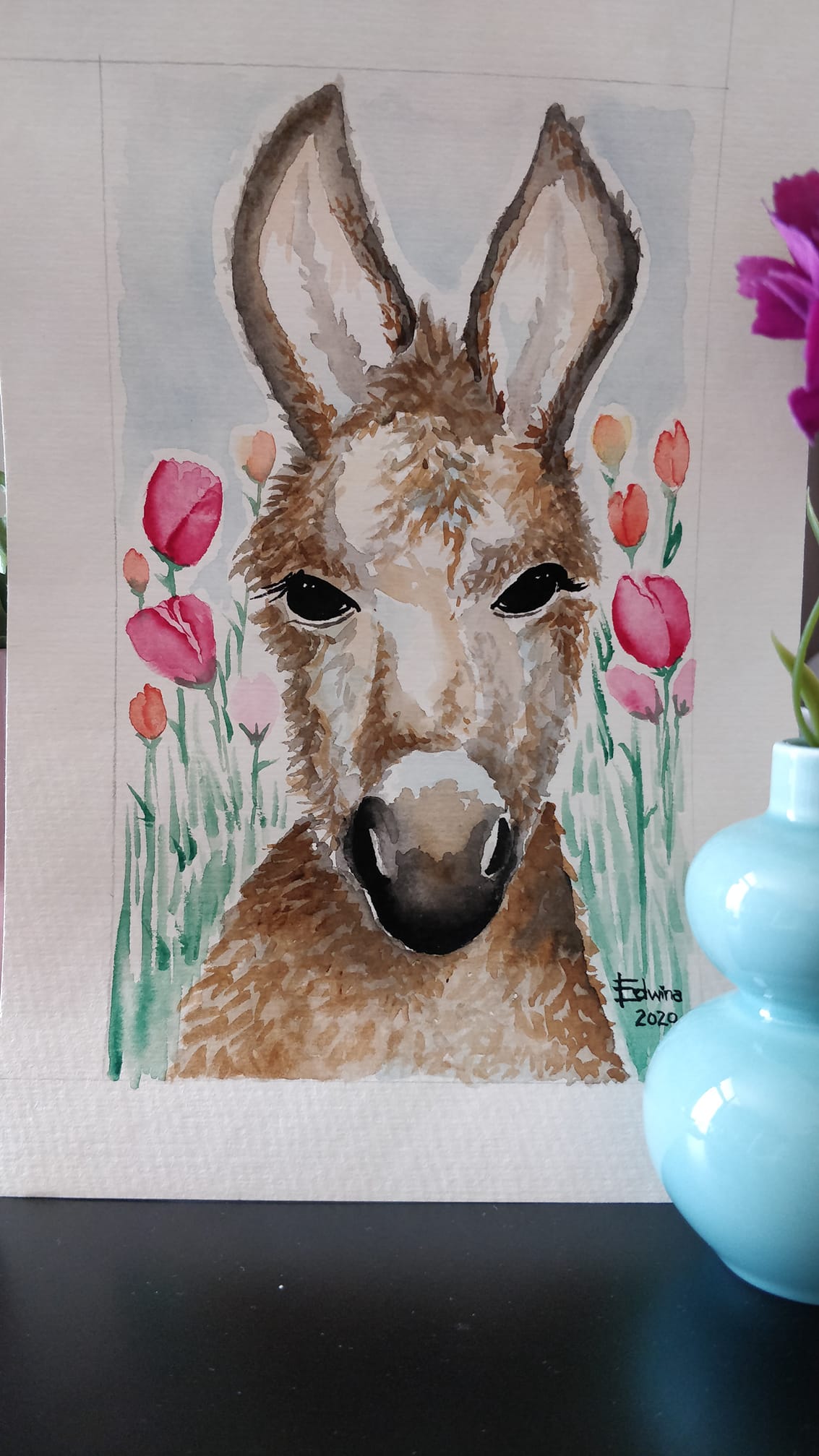 The Free Donkey Painting
