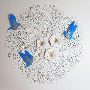 Bloom- Handcut Paper Art