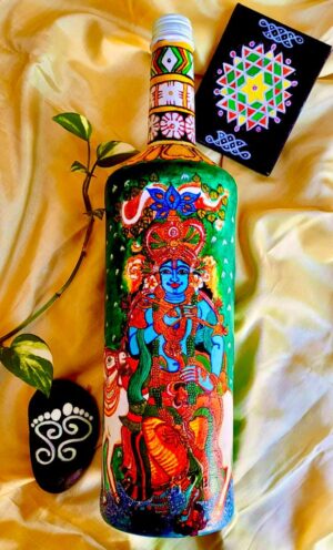 Kerala Mural Painting - Krishna