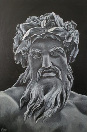 Zeus - The God of Sky & Thunder (B&W)