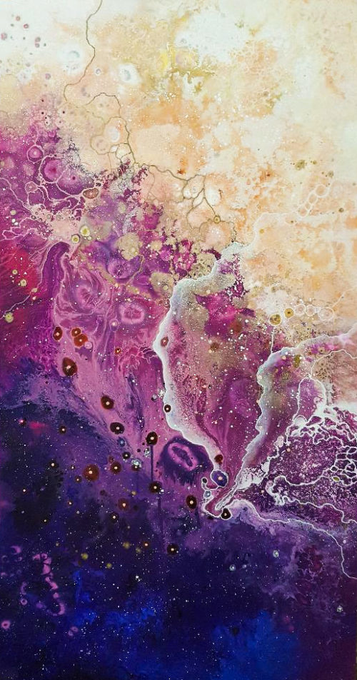 galaxy3, 71x134cm, Mixedmedia, Price- 3500 AED