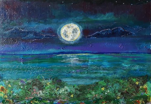 stairway to heaven carylic on canvas L