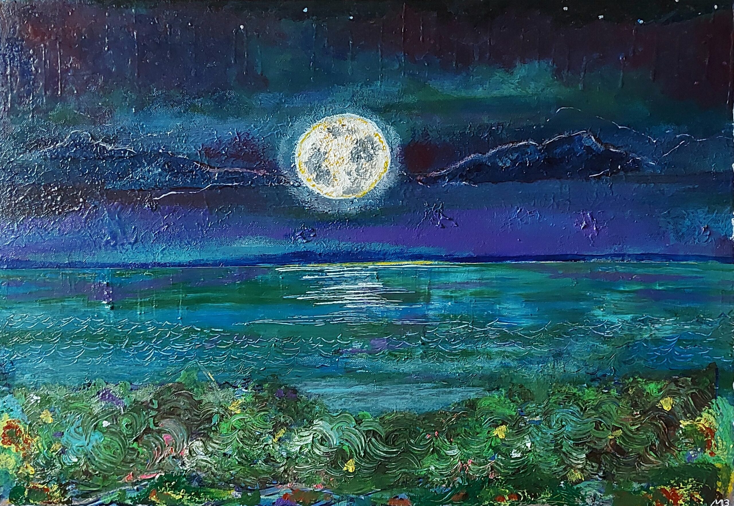 stairway to heaven carylic on canvas L