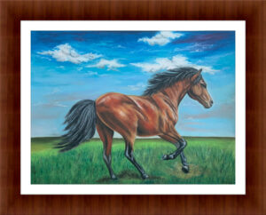 Running horse - symbol pf success and power