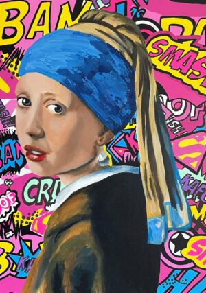 Girl with the pearl modern